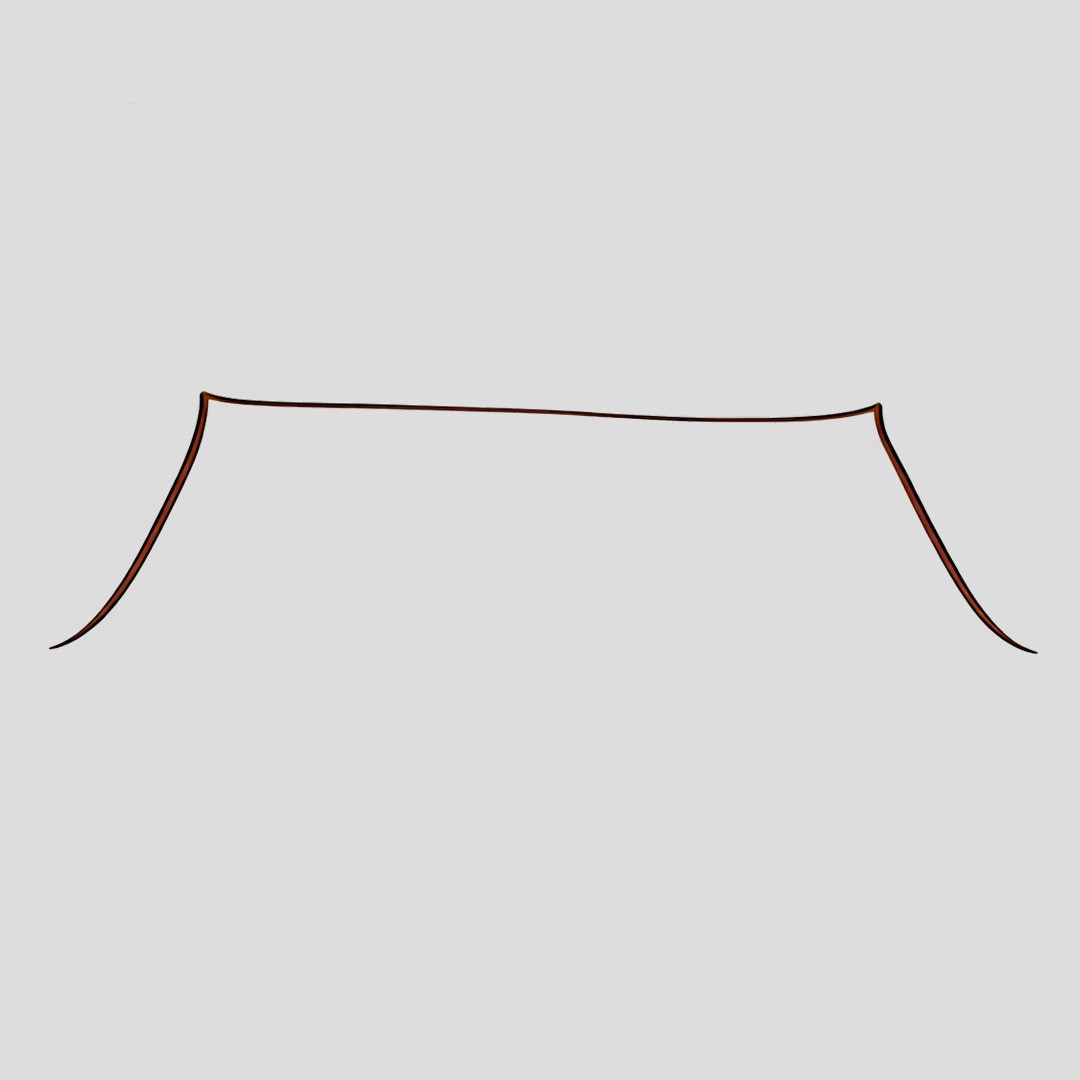 windshield molding with tape